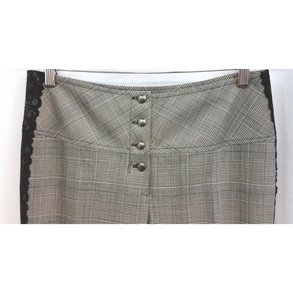 CARA LOTTI BLACK LACE TRIM DRESS PANTS - Picture 3 of 7